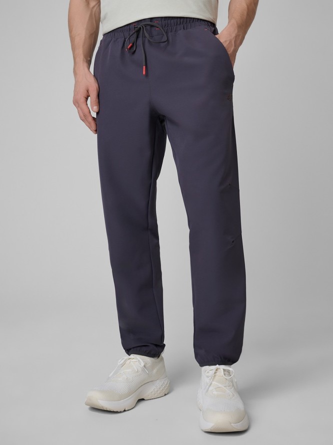 4F Spodnie treningowe szybkoschnące męskie - szare L