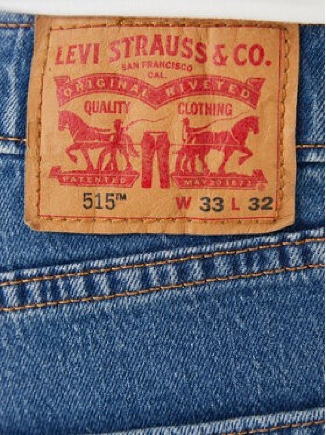 Levi's® Jeansy 515™ A7222-0034 Niebieski Slim Taper Fit