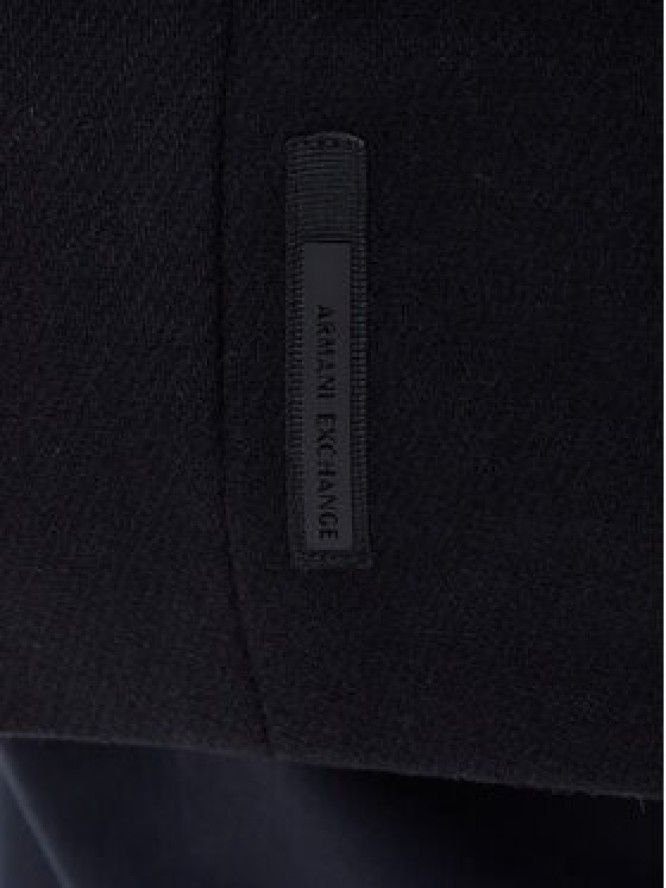 Armani Exchange Płaszcz wełniany XM001121 AF18943 UB101 Granatowy Regular Fit