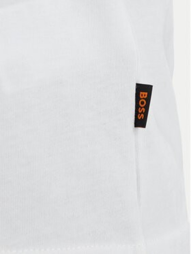 BOSS T-Shirt Creature 50561861 Kremowy Regular Fit
