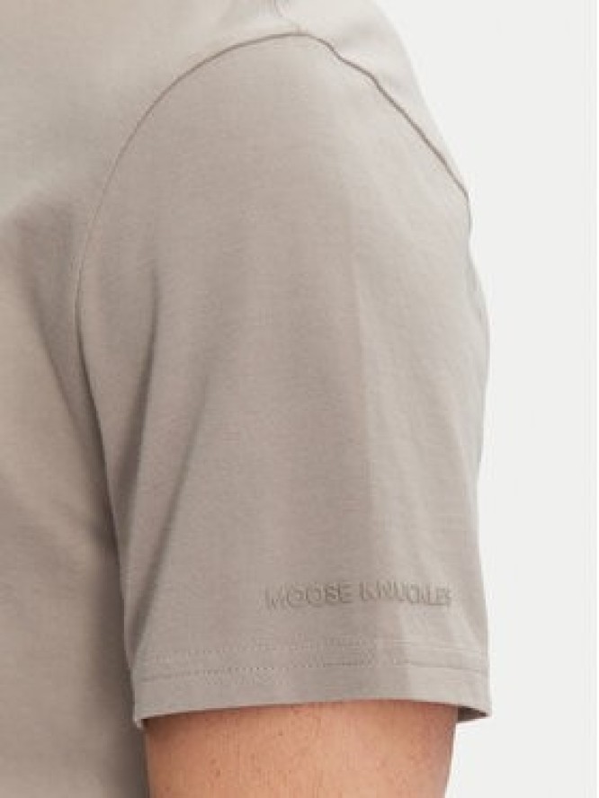 Moose Knuckles T-Shirt Conway M15MT760 Szary Regular Fit