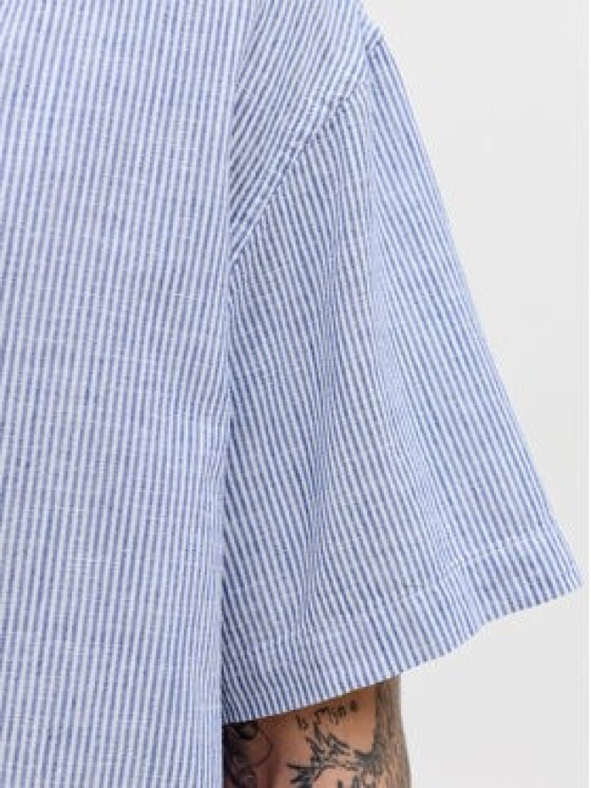 Jack & Jones Koszula Summer 12289191 Niebieski Relaxed Fit