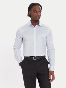 Calvin Klein Koszula LV019EU068 Błękitny Slim Fit