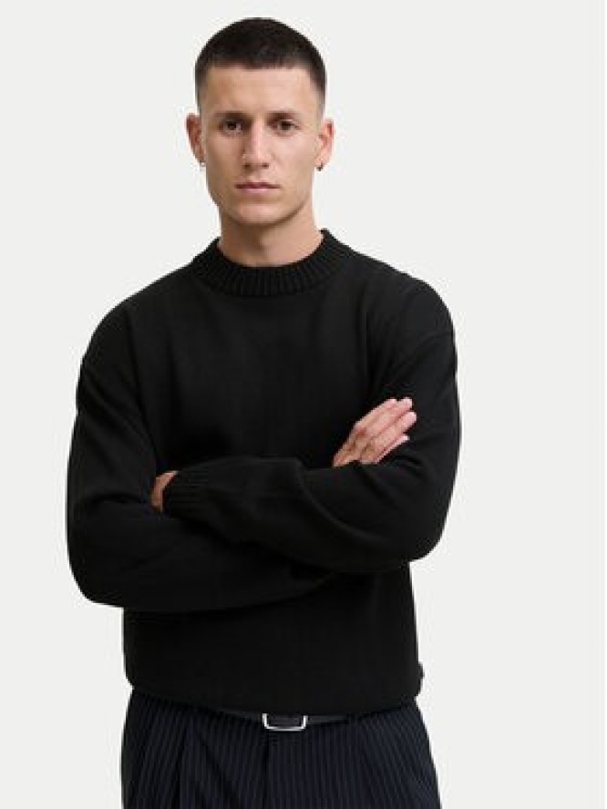 Jack & Jones Sweter Urban 12278942 Czarny Relaxed Fit