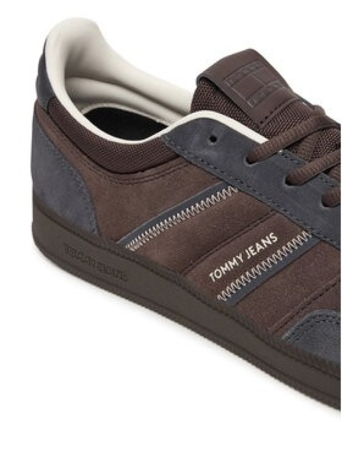 Tommy Jeans Sneakersy The Greenwich Edge Suede EM0EM01662 Brązowy