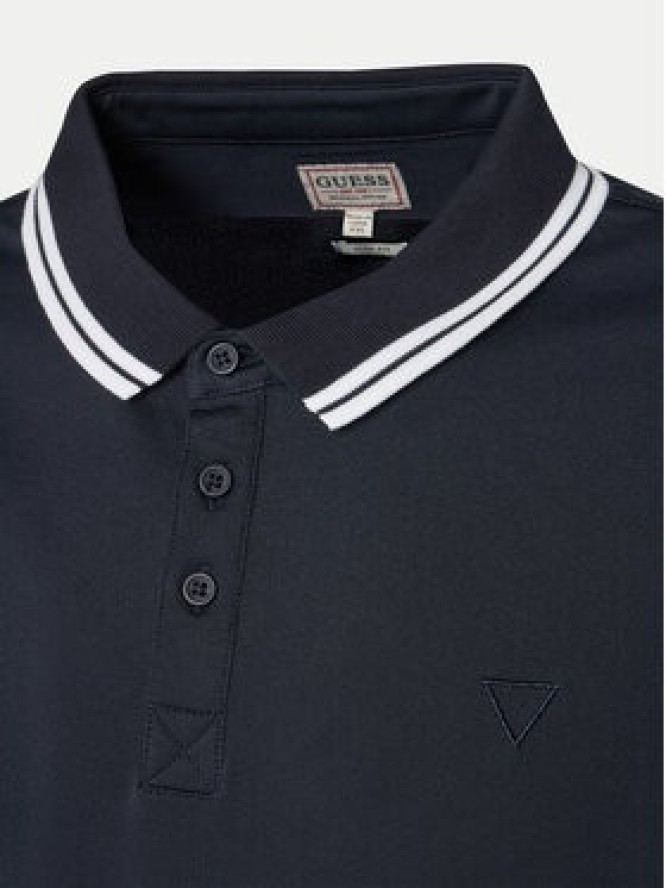 Guess T-Shirt M2GP34 KARS0 Granatowy Regular Fit