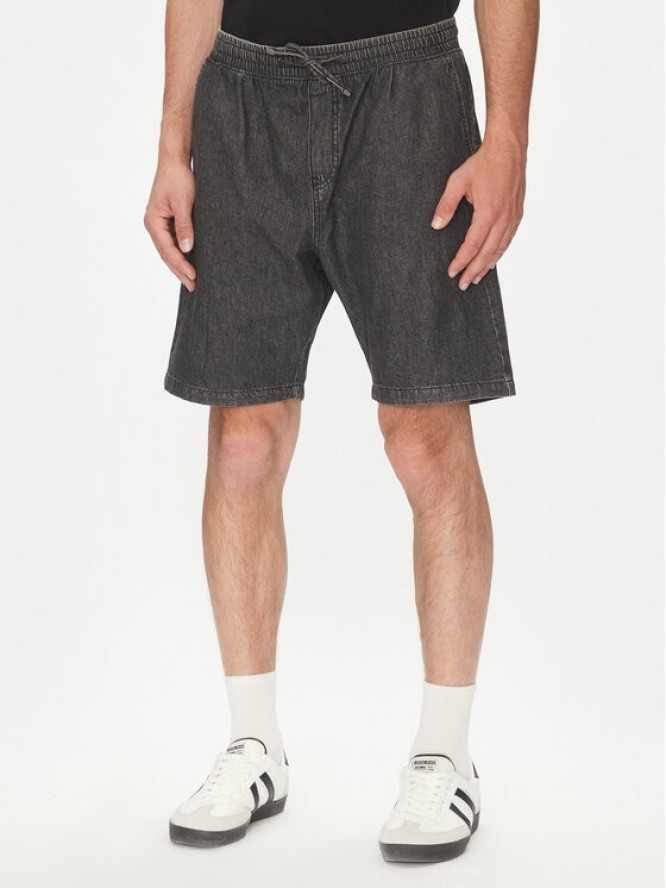 Jack & Jones Szorty jeansowe Tony 12270251 Czarny Relaxed Fit