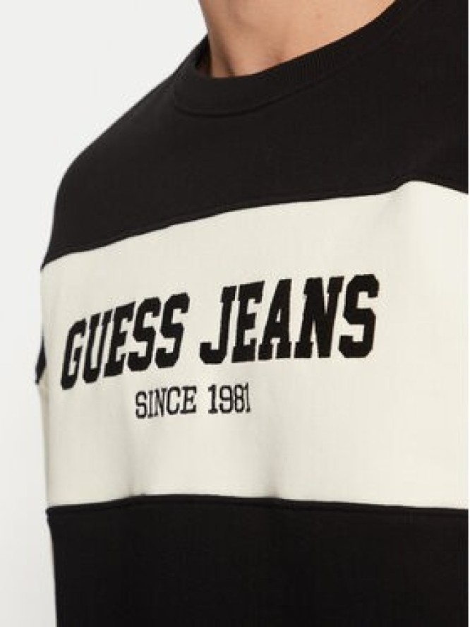 Guess Jeans Bluza M4BQ39 K9V31 Czarny Classic Fit