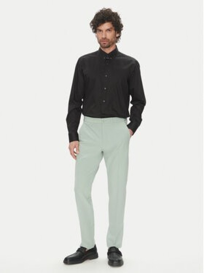 BOSS Spodnie materiałowe T_Commuter-Slim 50534303 Zielony Slim Fit