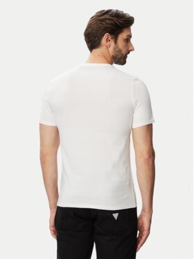 Guess T-Shirt M6YI71 K3745 Biały Slim Fit