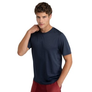 Heren wandel T-shirt met korte mouwen Trekking Siroko Scout Marine