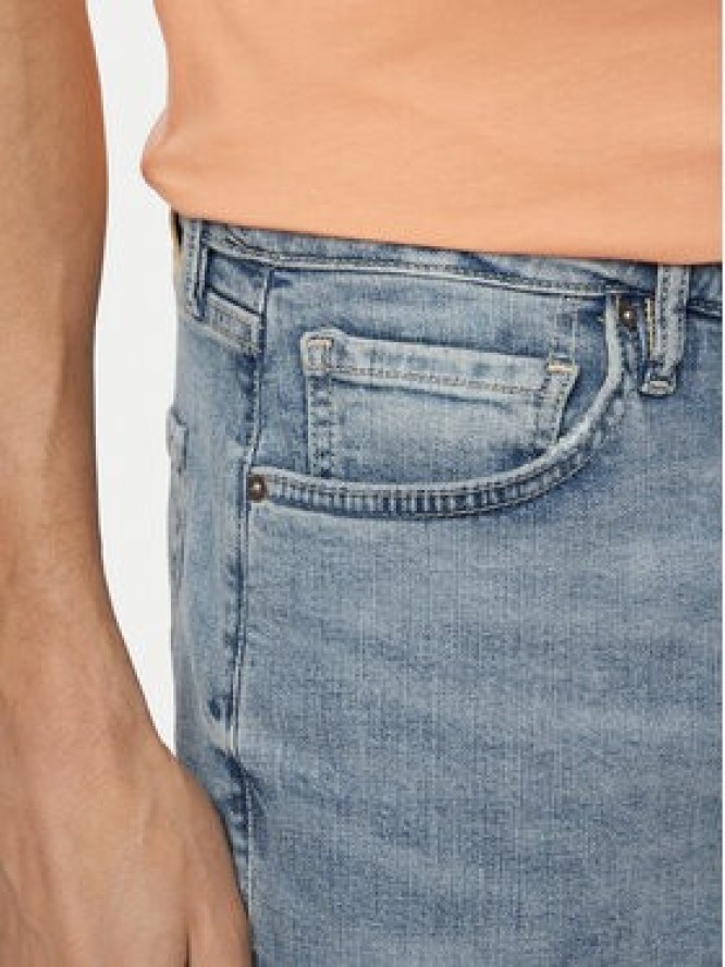 Guess Szorty jeansowe M6GD27 D0778 Niebieski jasny Regular Fit