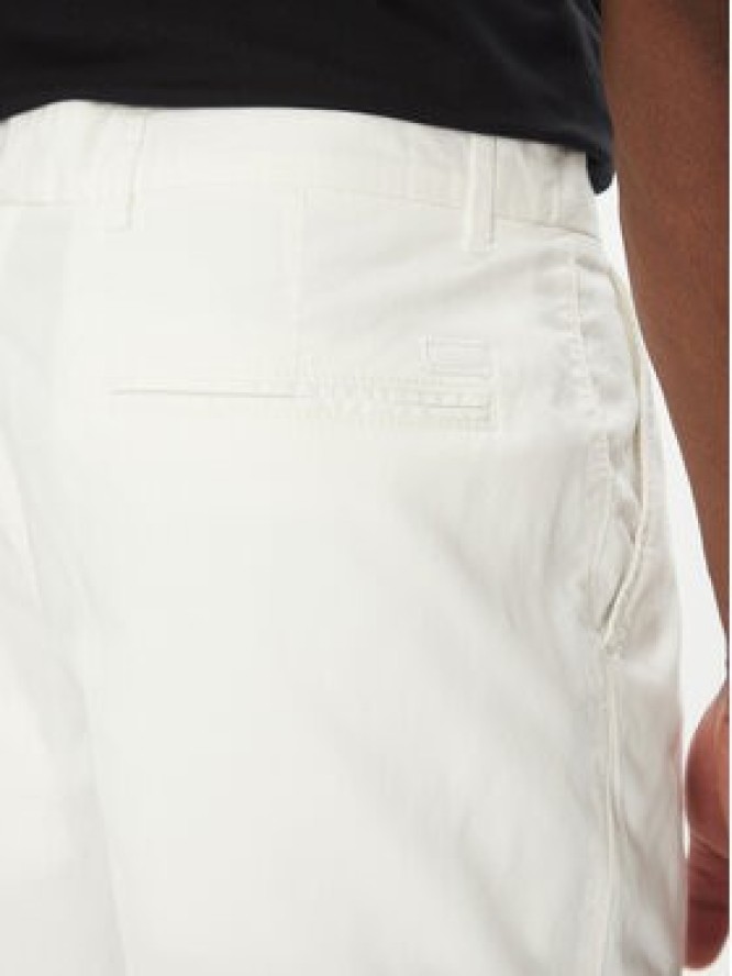 BOSS Szorty materiałowe H-Slice 50540743 Biały Slim Fit