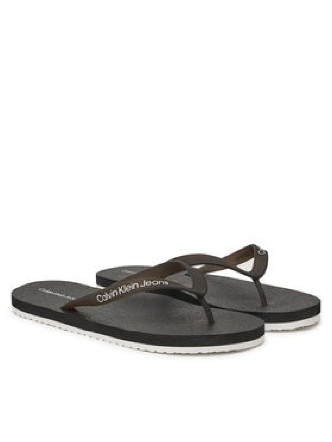 Calvin Klein Jeans Japonki Thong+ Tpu YM0YM01265 Czarny