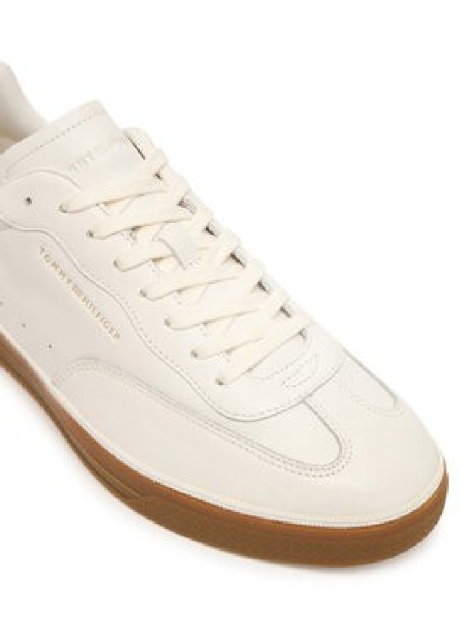 Tommy Hilfiger Sneakersy Lo Lux Lth FM0FM05815 Écru