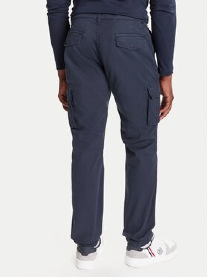 Aeronautica Militare Spodnie materiałowe 252PA1329UCT0244 Granatowy Regular Fit