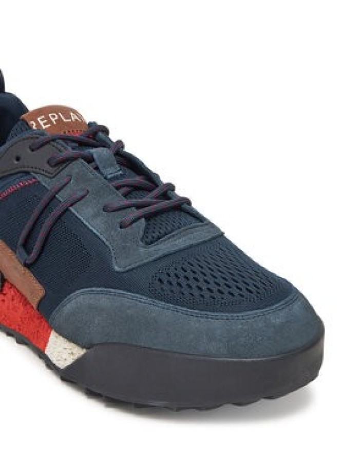 REPLAY Sneakersy GMS1P .000.C0055L Granatowy