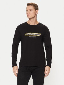 Jack & Jones Longsleeve Vesterbro 12266419 Czarny Relaxed Fit