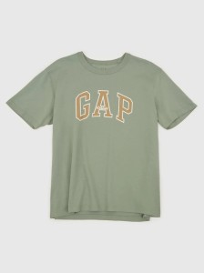 T-SHIRT MĘSKI KOSZULKA 1 BAWEŁNA GAP ATHLETIC OLIWKOWY