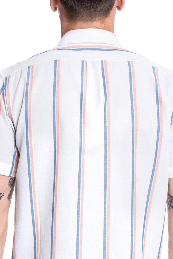 MĘSKA KOSZULA LEE BUTTON DOWN SS REGULAR FIT PAPRIKA L886DHNI 112123625