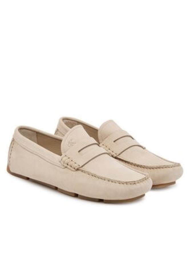 Calvin Klein Mokasyny Driver Penny Nu HM0HM01866 Beżowy