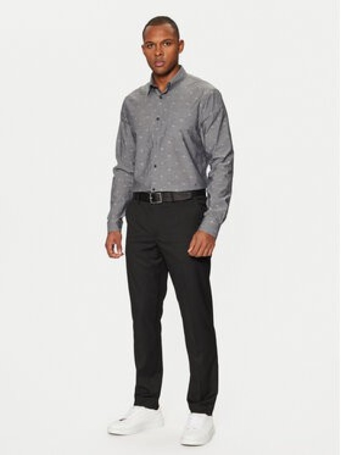 Guess Koszula M5RH05 WFXX1 Szary Regular Fit