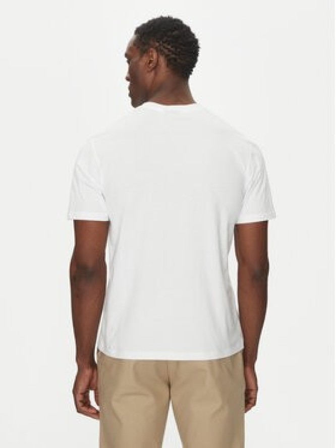 Save The Duck T-Shirt DT1197M BESY20 Biały Regular Fit