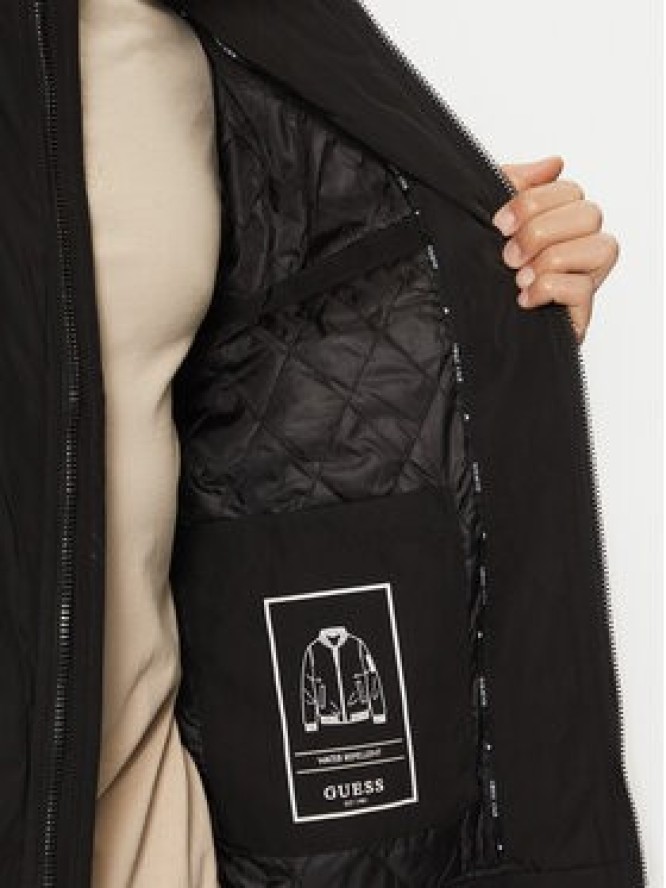 Guess Kurtka bomber M5RL02 WGU82 Czarny Regular Fit
