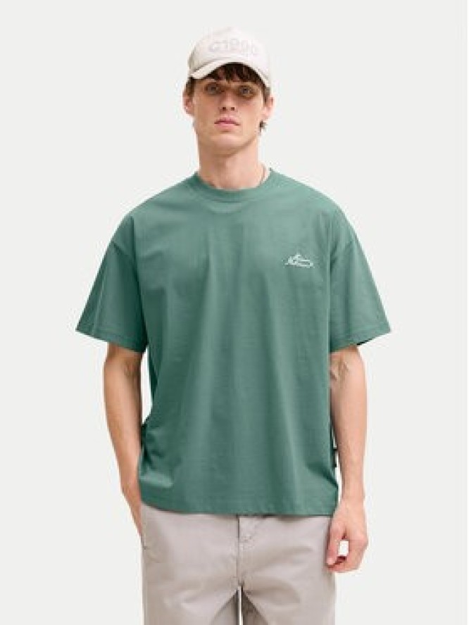 Jack & Jones T-Shirt Dust 12292982 Turkusowy Loose Leg