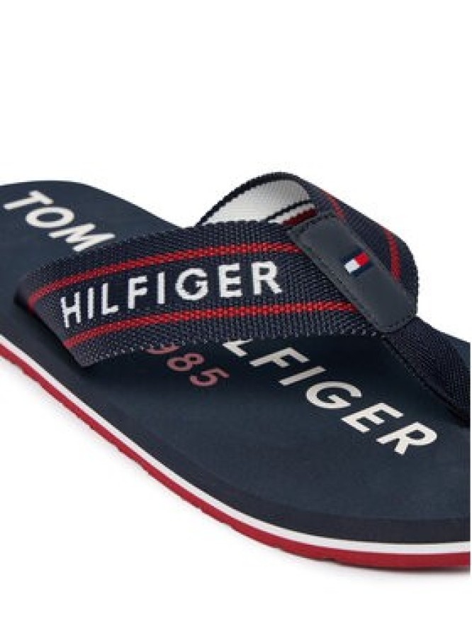 Tommy Hilfiger Japonki Sporty Hilfiger Beach Sandal FM0FM05805 Granatowy