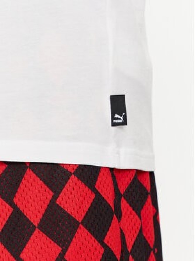 Puma T-Shirt Graphics Spritz 625414 Biały Regular Fit