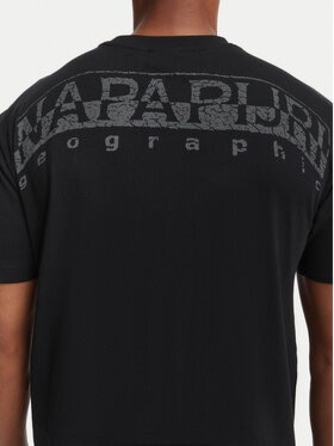 Napapijri T-Shirt Yourte NP0A8AU2 Czarny Relaxed Fit