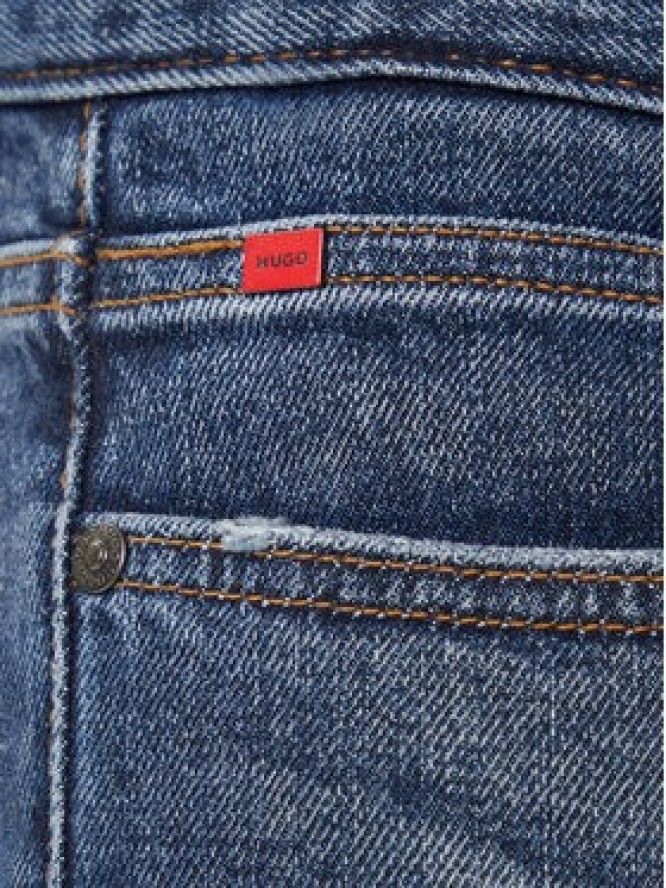 HUGO Jeansy 50542688 Niebieski Extra Slim Fit
