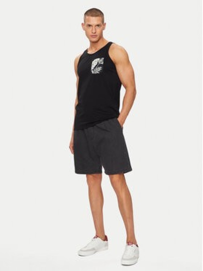 Jack & Jones Szorty materiałowe Tony 12250090 Czarny Loose Fit