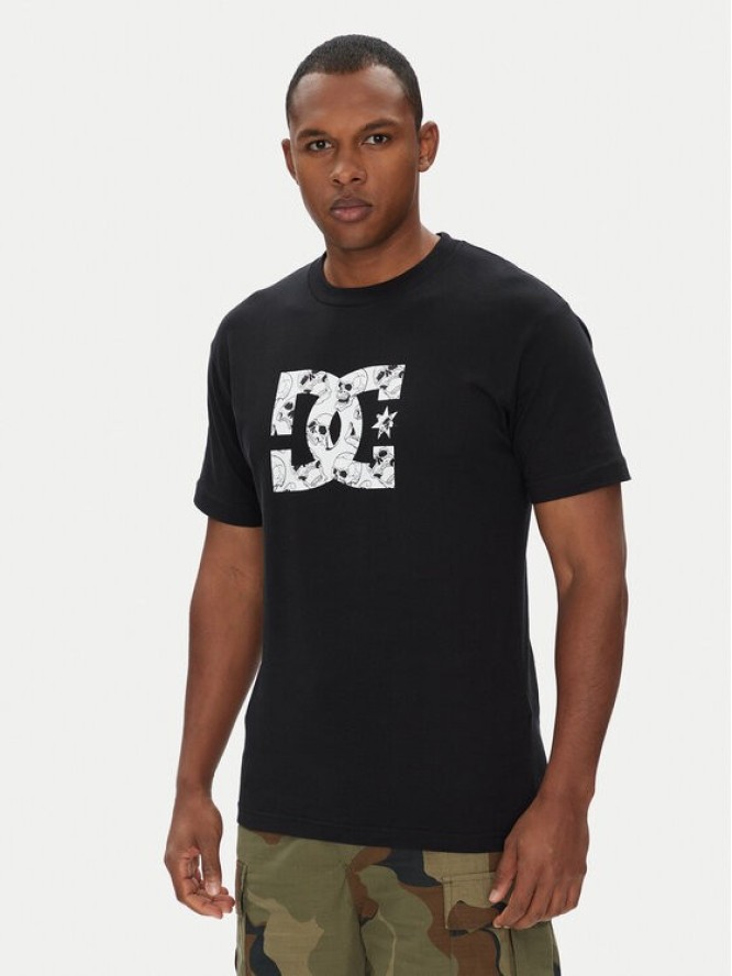 DC Shoes T-Shirt ADYZT05461 KVJ0 Czarny Regular Fit