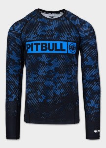 Męski Rashguard longsleeve PITBULL koszulka techniczna HEX CAMO HILLTOP