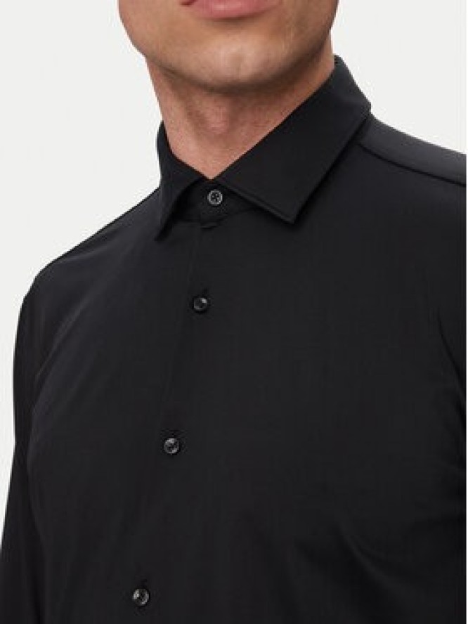 HUGO Koszula Kenno 50481195 Czarny Slim Fit