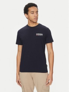 Napapijri T-Shirt Kasba NP0A4HQQ Granatowy Regular Fit