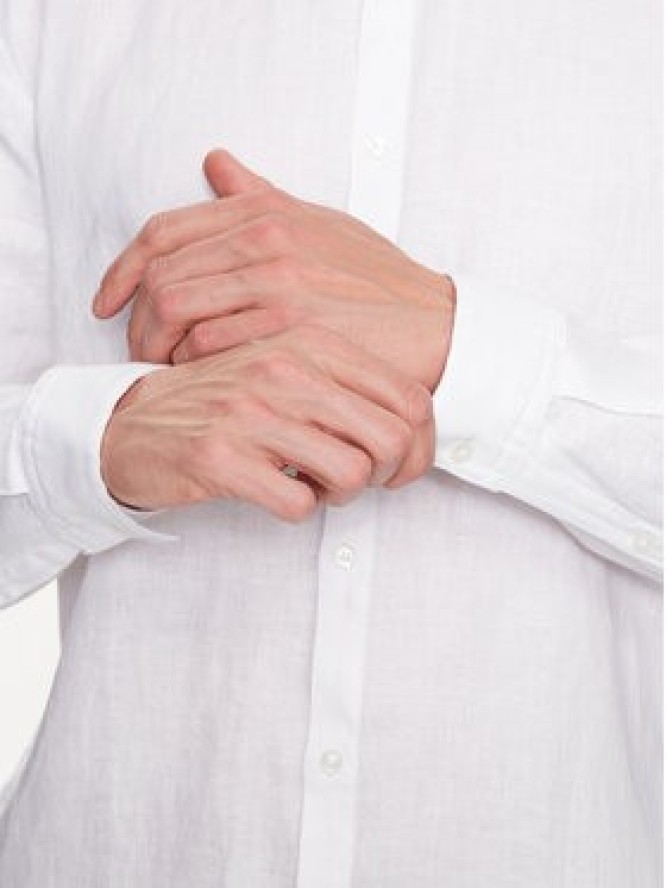 Hugo Koszula 50490740 Biały Slim Fit