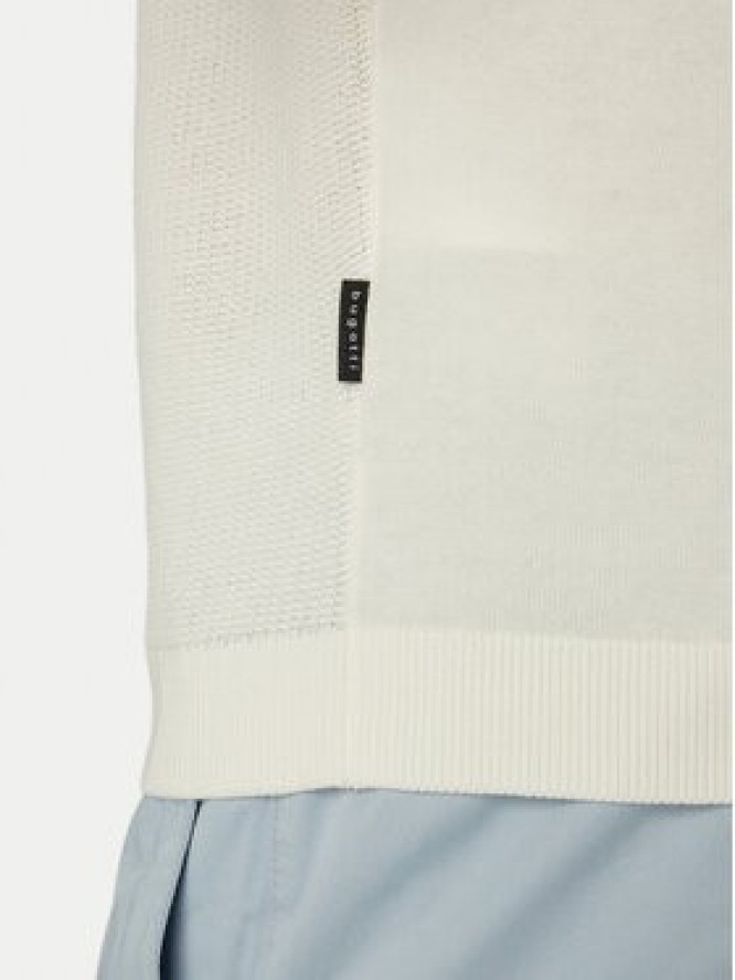 Bugatti T-Shirt 7200-15534E Biały Regular Fit