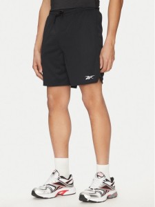Reebok Szorty sportowe 100214877 Czarny Regular Fit