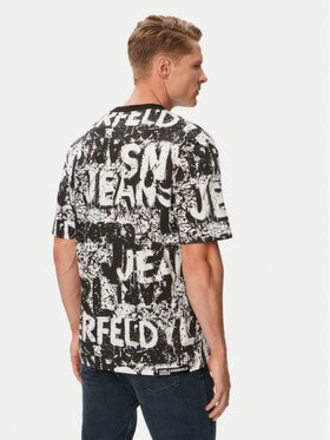 Karl Lagerfeld Jeans T-Shirt B3M17033 Kolorowy Relaxed Fit