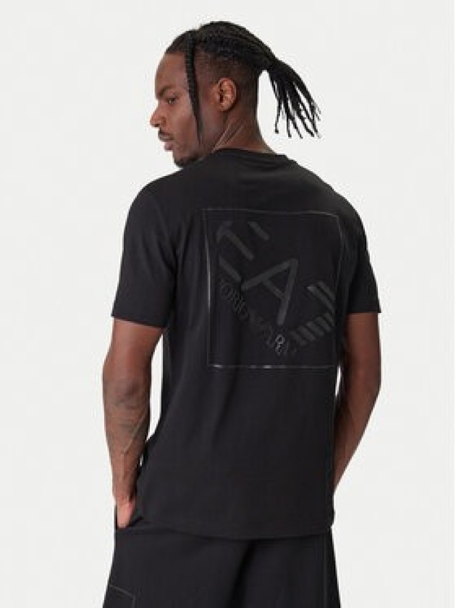 EA7 Emporio Armani T-Shirt 7M001487 AF17789 UC001 Czarny Regular Fit
