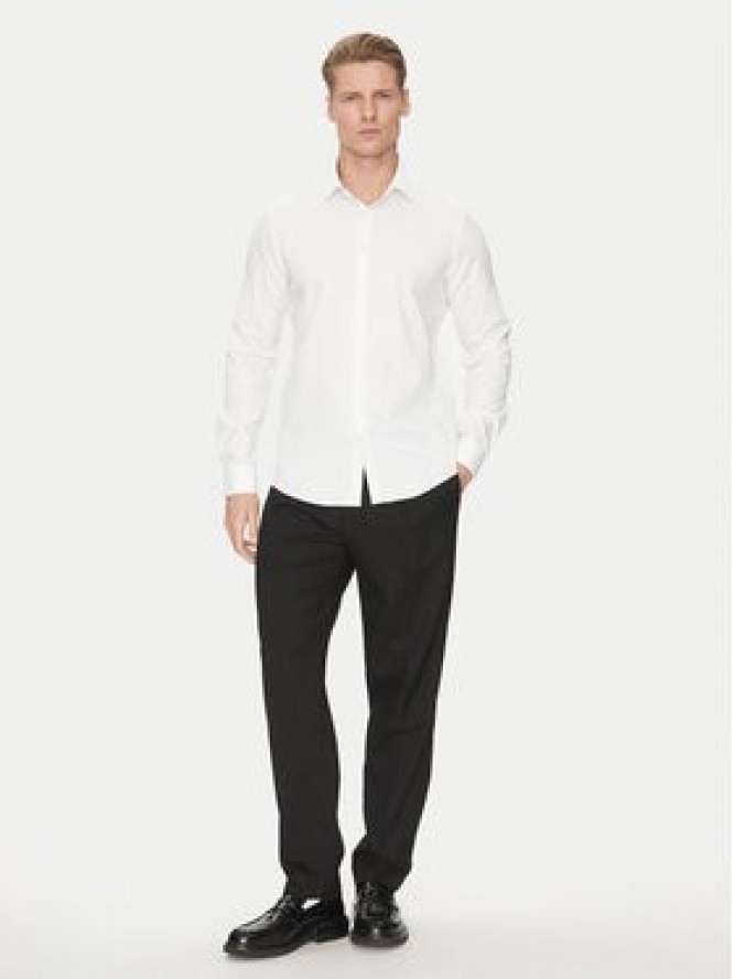 Calvin Klein Koszula K10K114298 Biały Slim Fit