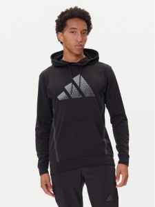 adidas Bluza Game & Go Training Big Logo JM3050 Czarny Regular Fit