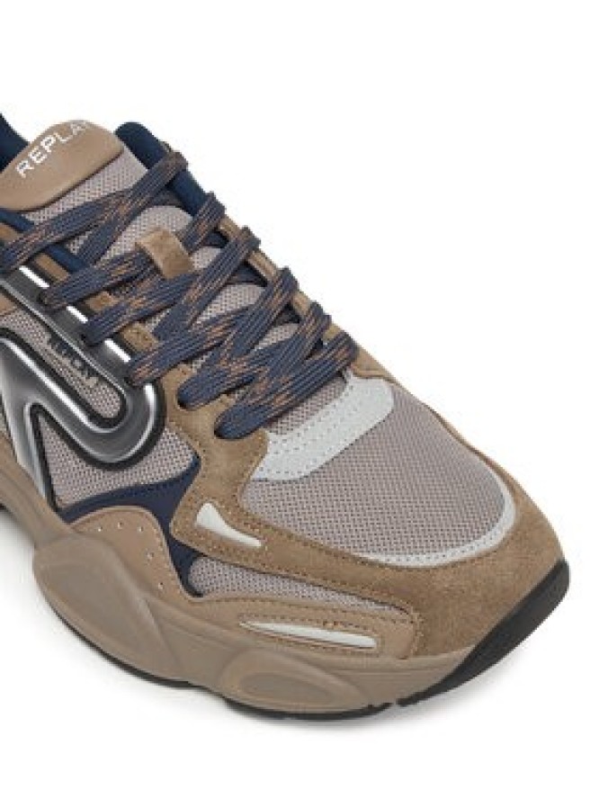 REPLAY Sneakersy GMS9M .000.C0018T Granatowy