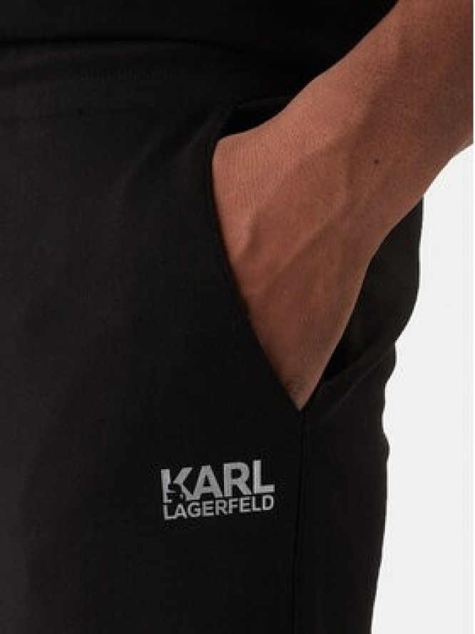 KARL LAGERFELD Spodnie dresowe 705782 561917 Czarny Regular Fit