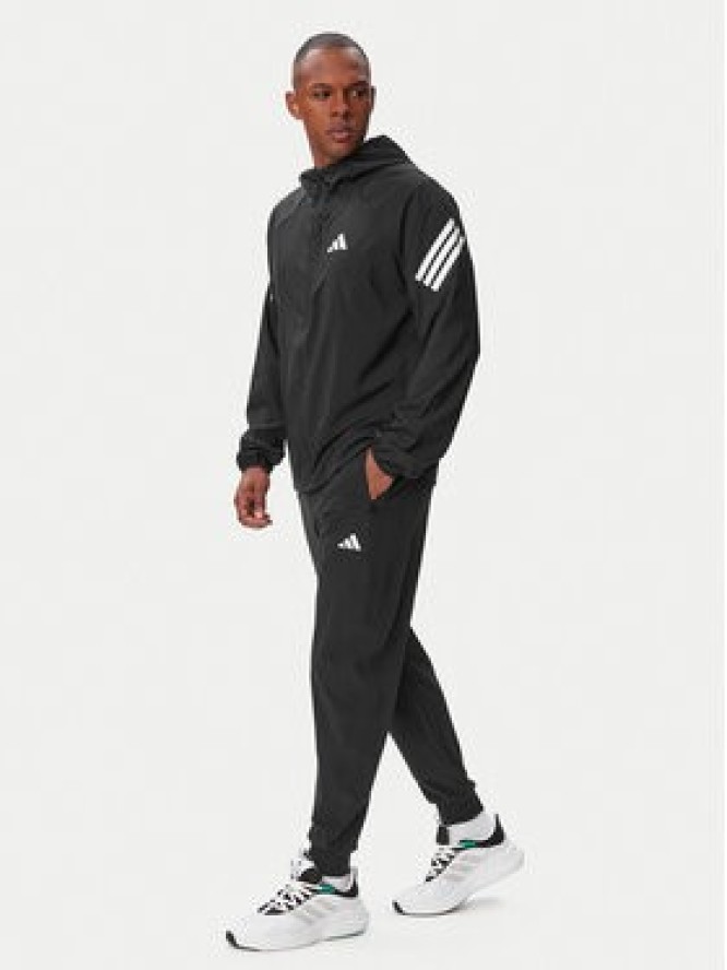 adidas Kurtka do biegania Climacool Iconic KQ8060 Czarny Regular Fit