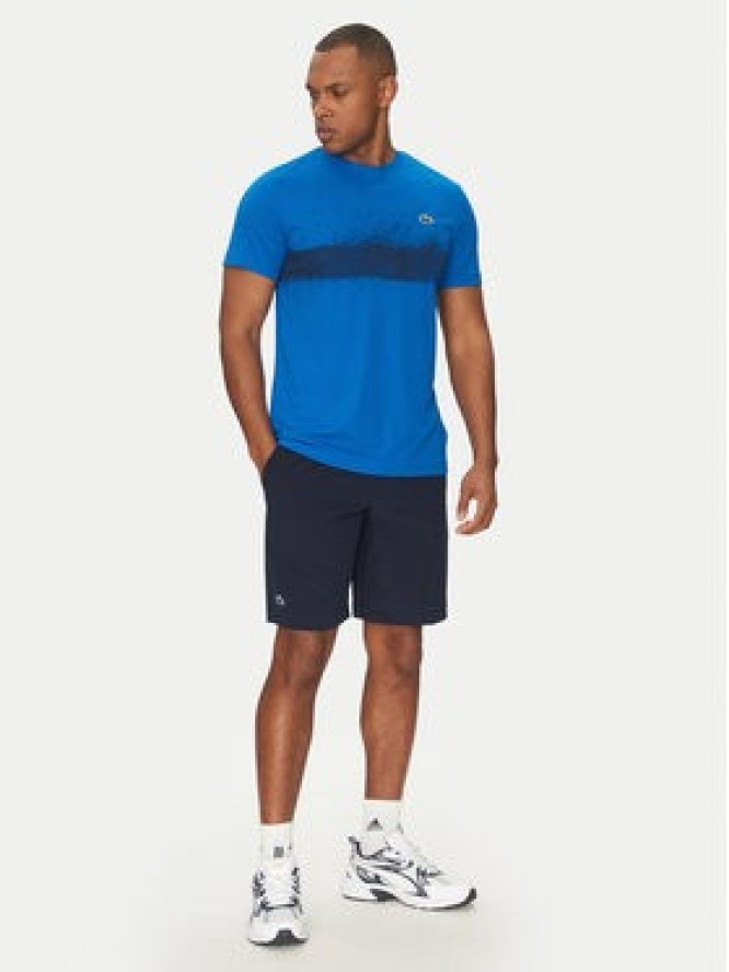 Lacoste Szorty tenisowe GH7452 Granatowy Regular Fit