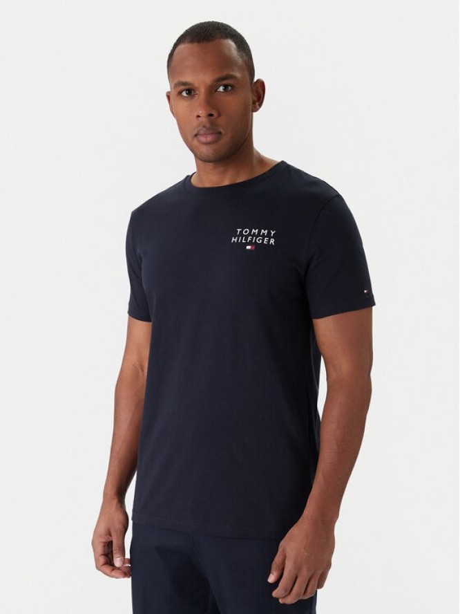 Tommy Hilfiger T-Shirt UM0UM02916 Granatowy Regular Fit